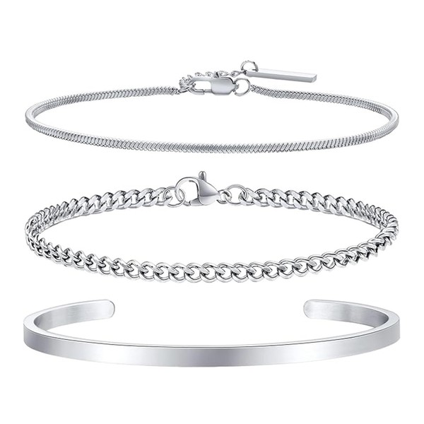 Men's Bracelet, Stylish Stackable Cuff Bracelets for Men, Men's Bracelets