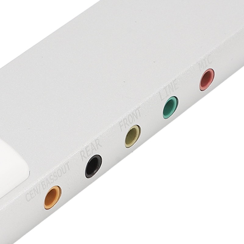 USB Sound Card Supports 5.1 7.1 Channels Rich Interfaces Plug