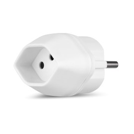 REV 0531878555 Übergangsstecker, Reiseadapter - Reisestecker DE - CH, max 10A, 230VAC, weiss