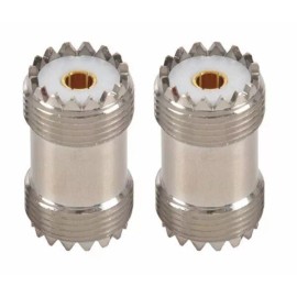 Wiredco 12Pcs. SO-239 UHF Female Jack to Female Jack Barrel Coupler for Ham Radio 12X