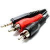 kenable 3.5mm Stereo Jack to 2 RCA Phono Plugs Audio