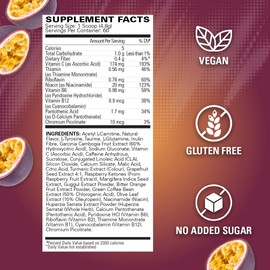 EHP Labs OxyShred Pre Workout Powder & Shredding Supplement - Preworkout Powder with L Glutamine & Acetyl L Carnitine, Energy Boost Drink - Passionfruit, 60 Servings