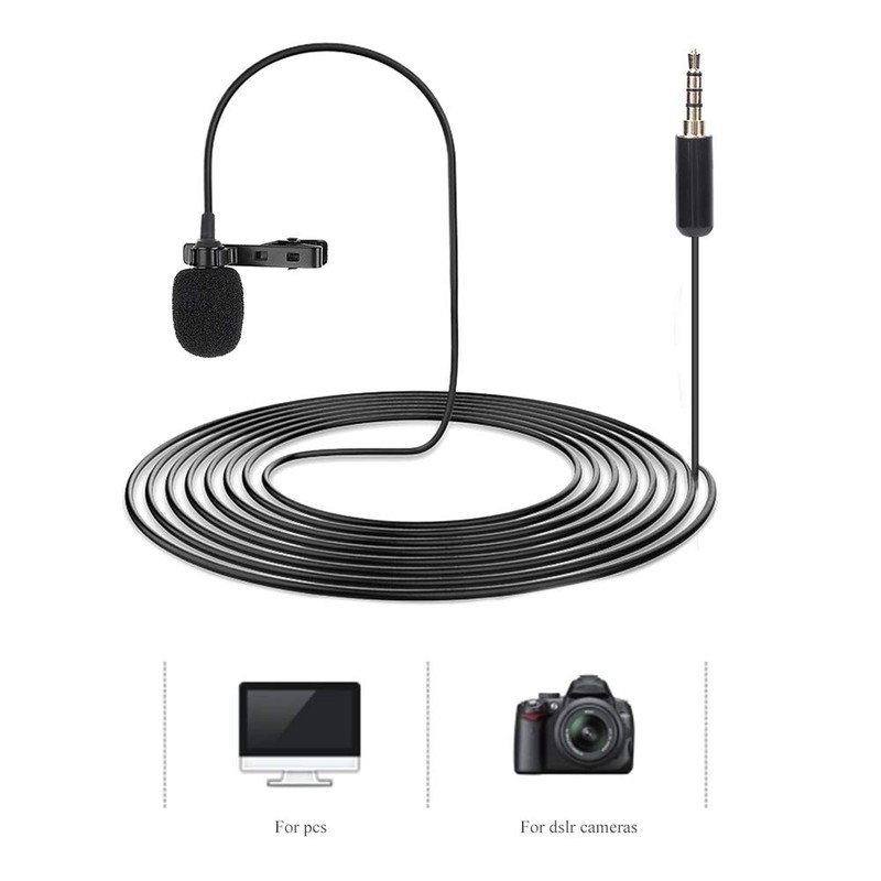 Mugast Micrófono con Clip, Mini Condensador de micrófono portátil, micrófono