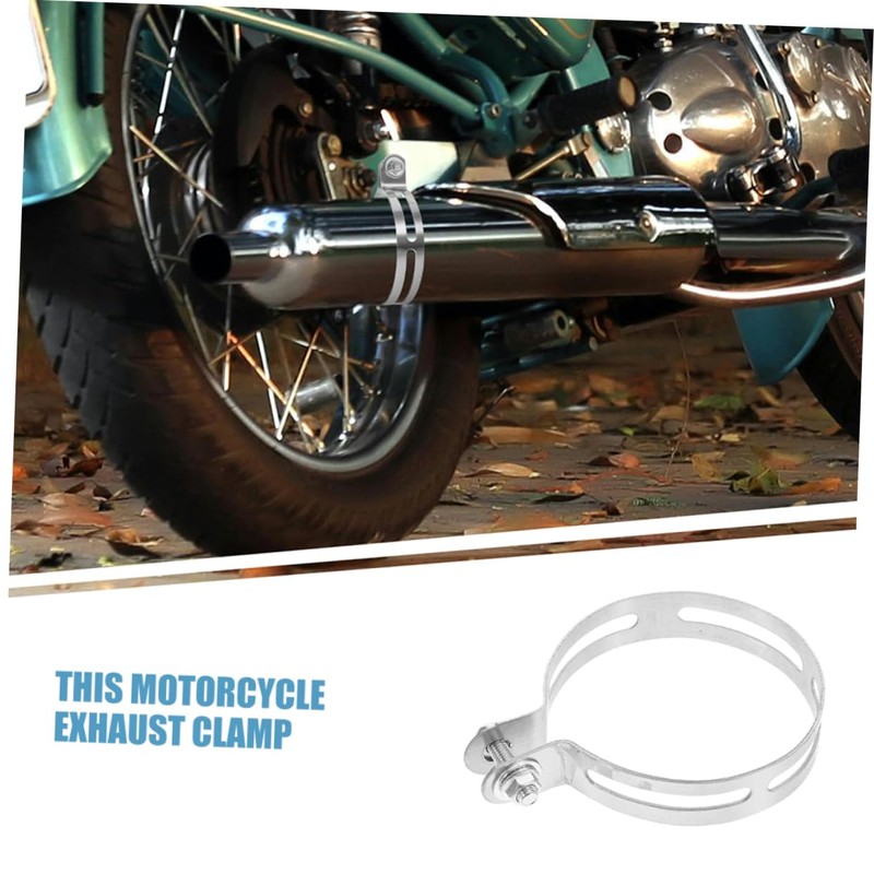 Alipis Exhaust Tacking Band Motorcycle Exhaust Clamp for Secure Fit