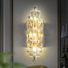 Modern Crystal Wall Sconces,Gold Wall Light Fixtures, Luxury Indoor Wall