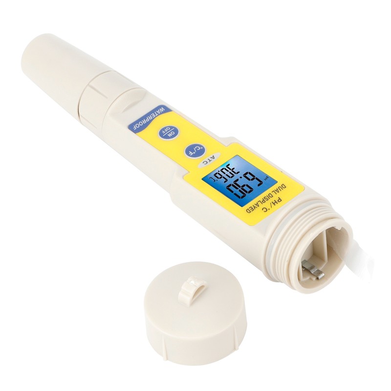 PH Meter Autocorrection Water Quality Tester Portable Waterproof Aquarium Detection