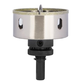 HLOFIZI 3-1/2 Inch Diamond Hole Saw Tile Hole Saw for Ceramic, Tile, Glass, Granite, Porcelain, Marble, with Guiding Drill Bit