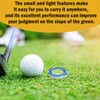 Golf Green Slope Reader with Golf Ball Marker Hat Clip,