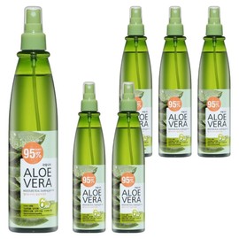 Kwailnara Aloe Vera Moisture Real Soothing Gel Mist, 310ml, 6 pcs / 과일나라 알로에베라 모이스처 리얼 수딩 젤 미스트, 310ml, 6개