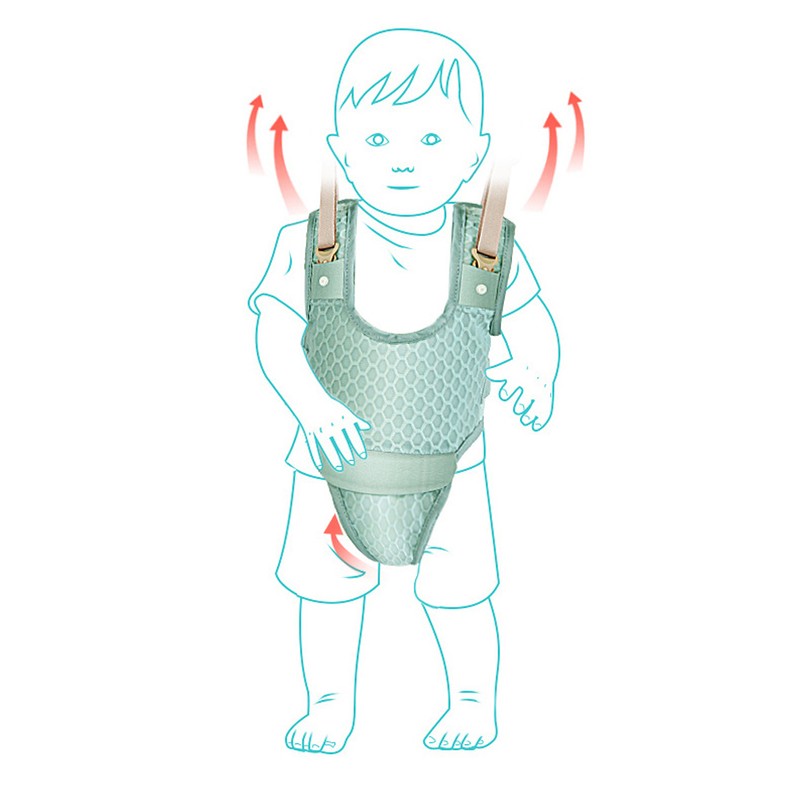 Baby Walking Harness Breathable Toddler Walker Helper Infant Walker Assistant