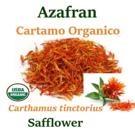 majcka4 Azafran Organico Asafran 1 oz 6 bags Hierbas Safflower Organic herbs Not Safron