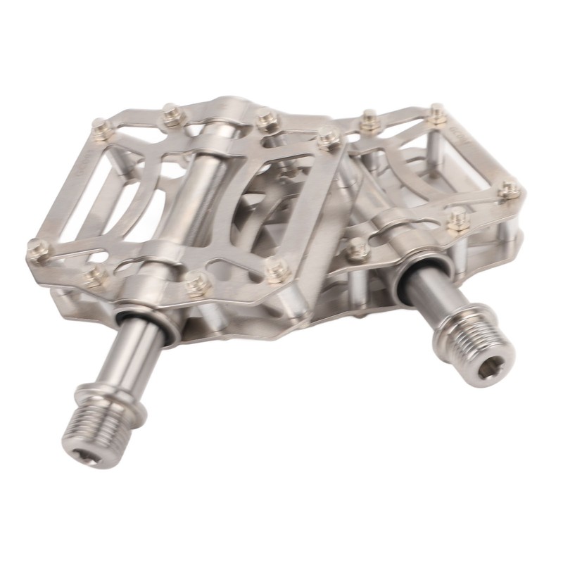 2PCS Folding Bike Pedals Ti Alloy Non Slip 3 Sealed