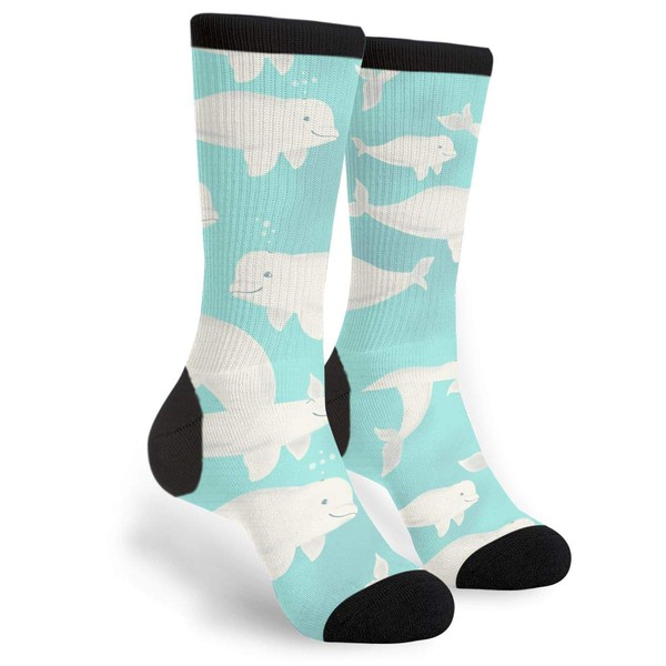 Lovely Beluga Whale Men Women Casual Crazy Funny Athletic Sport