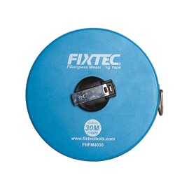 FIXTEC Measure with Ease and Accuracy Fiberglass Measuring Tape 30m*12.5mm Long Fiberglass Measuring Tape, Gauge Measure Ruler Tools for DIY or Building Requirements Surveyors and Engineers Site