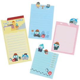Sanrio 469441 Friends Memo, Hangyodon, Half Fish, Variety Stationery, Memo, Character, 3.1 x 0.5 x 6.3 inches (8 x 1.3 x 16 cm)