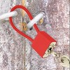 Namvo 3Pcs Heavy Duty Padlock with Key and Wire Rope