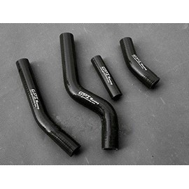 Silicone radiator hose for Yamaha WR450F WRF450 2010 2011 2012 2013 2014 (BLACK)