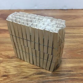 Mainstay Standard Wooden Clothespins - 100-count