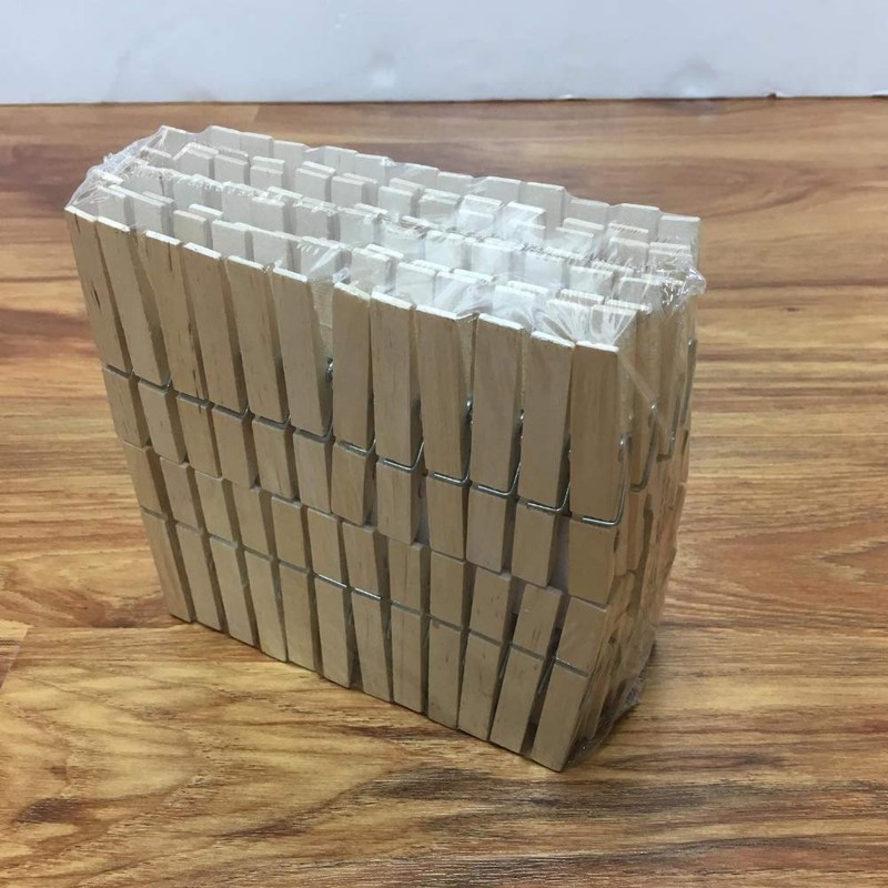 Mainstay Standard Wooden Clothespins - 100-count