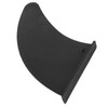 Surf SUP Fin, 11in Surfboard Fin Fixed Socket Type Black