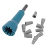 Rotating Wire Twister with 10 Caps High Speed Steel Shank