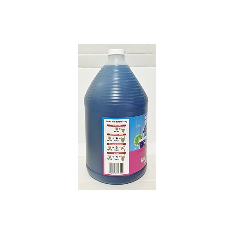1 Gallon All In One Super Syrup Blue Raspberry for