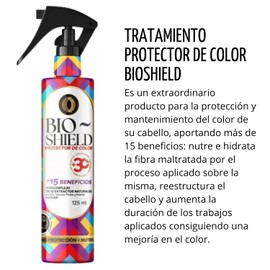 Tratamiento Protector De Color Bioshield Brillo Ouro By Gaero Shop | Nutre | Hidrata | Brillo | Protección | 125ml
