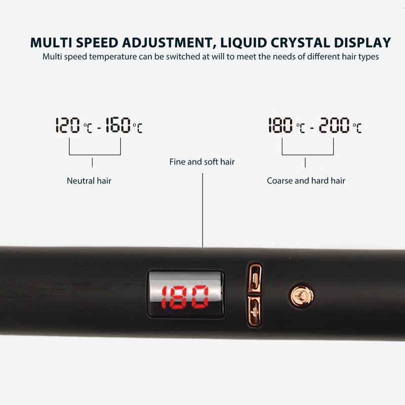 Corn Corrugated Hair Curler Professional Arc 3D 360 Degree Wrapping