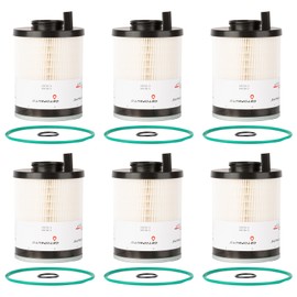 GETOPAUTO FS20083 Fuel Filter Water Separator Compatible with Cummins ISX DD13 DD15 DD16 Detroit Diesel Engines Replaces A0000905051 FS20083 A48507 PF46145(set of 6)