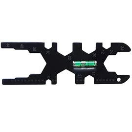 Young Wolf Multifunction Steel Plumbing Wrench Tool, Faucet Water Pipe Basin Bathroom Drain Hose Installation and Removal Level Wrench