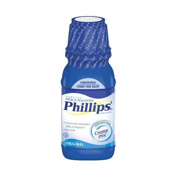 Phillips' Original Milk of Magnesia Liquid, 4-Ounce (Pack of 3)