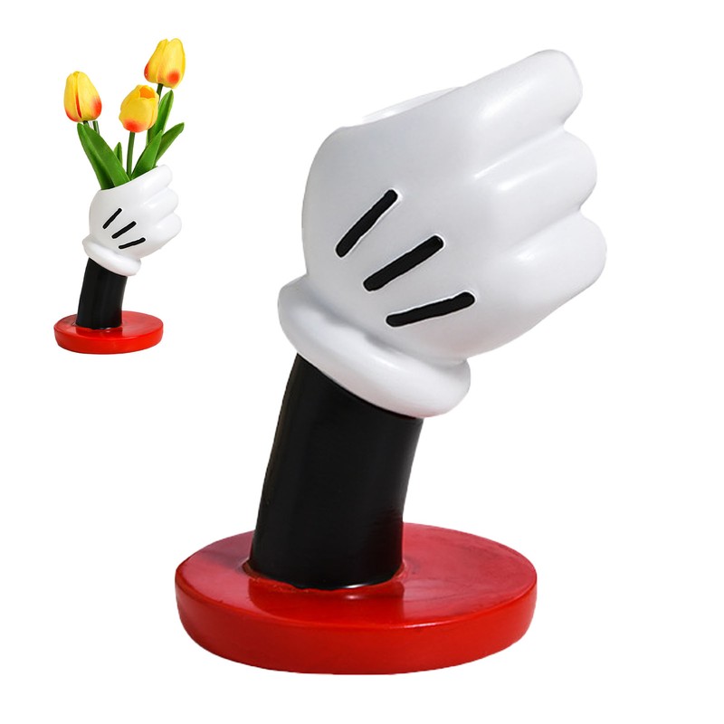 Cute Cartoon Vase Synthetic Resin Flower Vase Multifunctional Vase Decoration