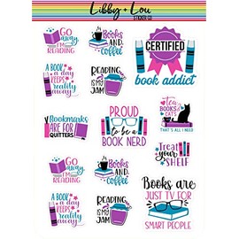 Reading Quotes Planner Sticker | Libby and Lou Sticker Co