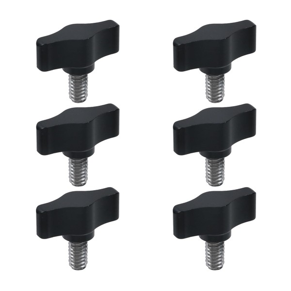 Pastlla 6 Pcs 1/4"-20 x 1/2" Thread Thumb Screw, T-shaped