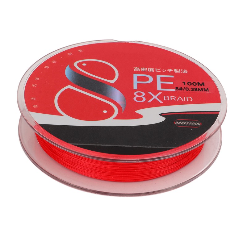 Fly Fishing Line PE 8 Strands 0.38mm Diameter 100m Length