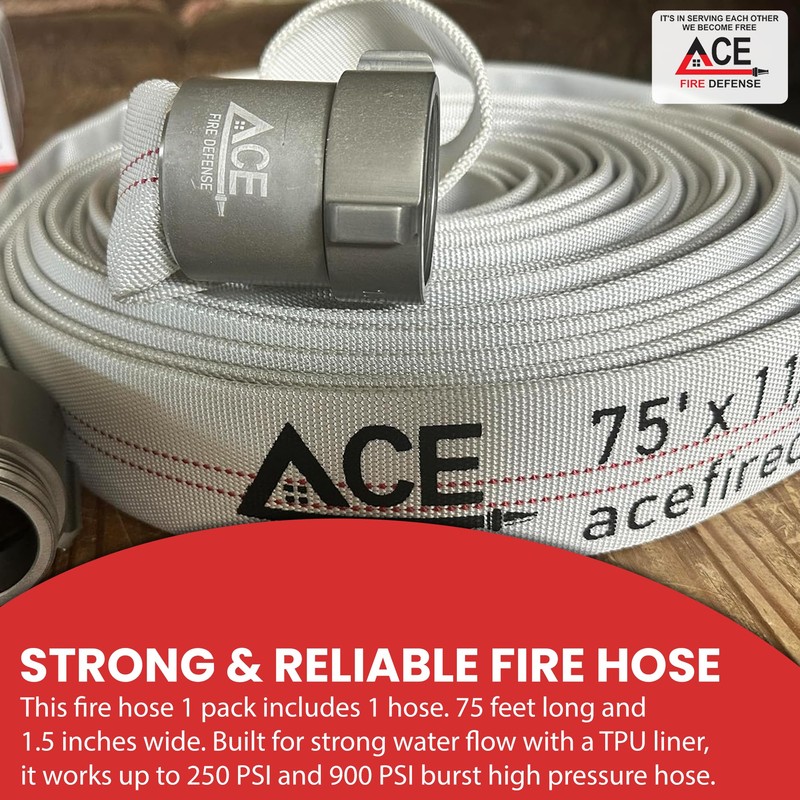 BMF XL.01 Fire Hose Polyester Single Jacket | TPU Lined