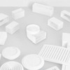 KOTARBAU® Flat Duct Deflection Piece 90° for Ventilation Duct Round-Square