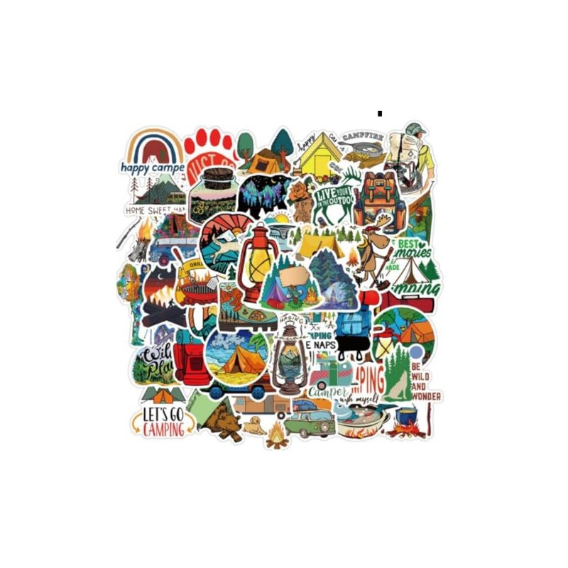 MUSHI 100 Stickers y pegatinas de SENDERISMO con diseños Únicos