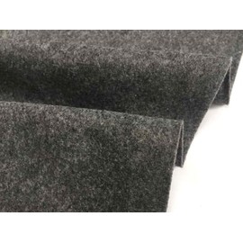 Felt Fabric Material – Soft Plain Colours – 102cm Wide, 2mm Thick – 100% Polyester Craft & Upholstery Fabric (Dark Grey, 1 Metre)