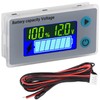 DROK RV Battery Monitor 12v, 10-100v Digital Voltage Meter Battery