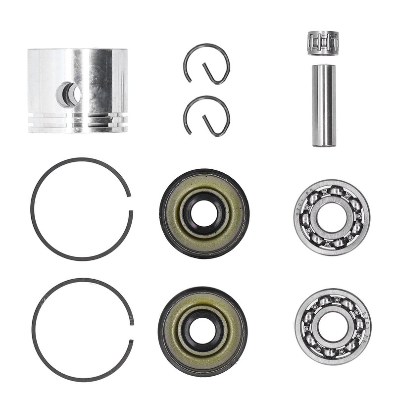 41.1mm Piston Kit Crank Bearing Fit for Poulan 220 221