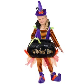 Princess Paradise Girl's Cauldron Witch Costume, Small