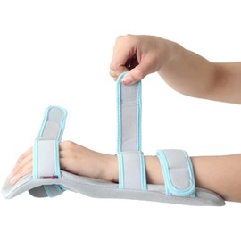 Resting Hand Splint - Night Immobilizer Wrist Finger Brace - Thumb Stabilizer Wrap - for Arthritis, Tendonitis, Carpal Tunnel Pain - Functional Support for Sprains Fractures