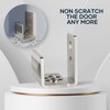EaseLife Sliding Barn Door Bottom Floor Guide,Ball Bearings Adjustable Stay