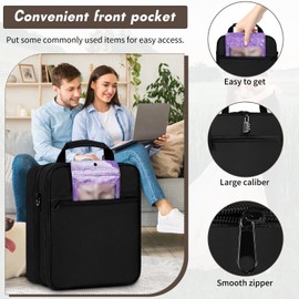 Locking Storage Box Lightweight Toy Organizer Portable Ditty Bag Travel Pouch