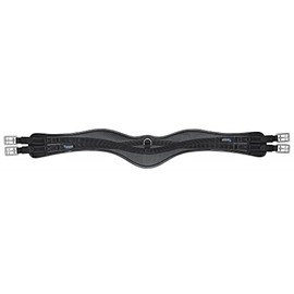 Shires ARMA Anti-Chafe Anatomical Girth with Elastic - Black 58