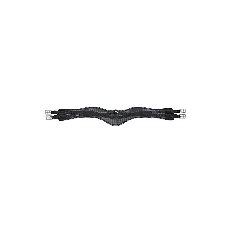 Shires ARMA Anti-Chafe Anatomical Girth with Elastic - Black 58
