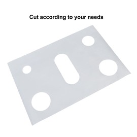 Jeanoko Stove Top Cover Protector PTFE Reusable Washable Heat Resistant Gas Stove Liner Guard Burner Covers Protectors Oven Liners Mat Gas Range Protectors Covers for Gas Range (Silver)