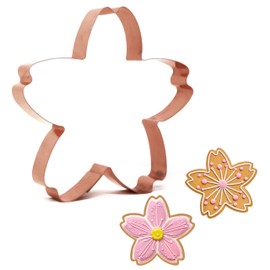 Sakura Flower Cookie Cutter 5 in Made in USA Handcrafted Cherry Blossom Baking Tool