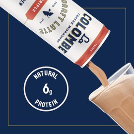 La Colombe Triple Draft Latte - 9 Fl. Oz. 4 Pack - 100% Arabica, Single-Origin, Brazilian Cold Brew Coffee with Lactose-Free Foamy Milk, Premium Coffee On the Go, 175mg Natural Caffeine